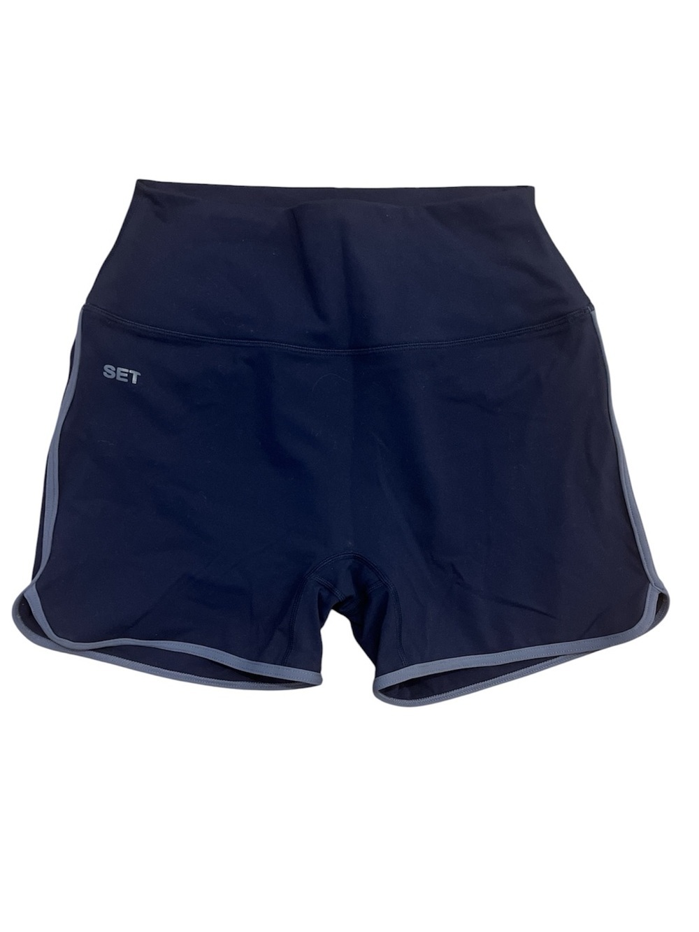 SET Active Sportbody Navy Shorts Large Bike Yoga Running Workout Gym Athletic